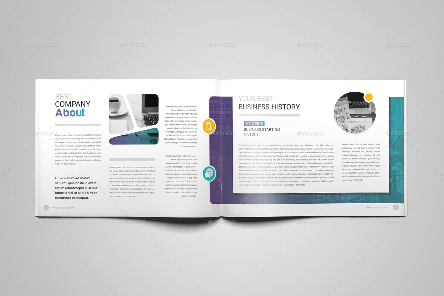 Landscape Brochure Template by generousart GraphicRiver